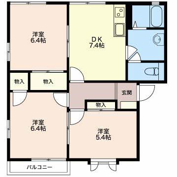 プルミエール桐原Ａ棟 間取り