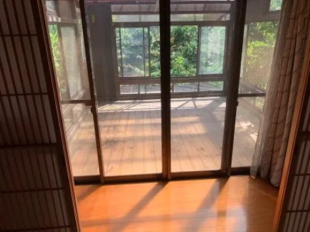 波田貸家 ベランダ