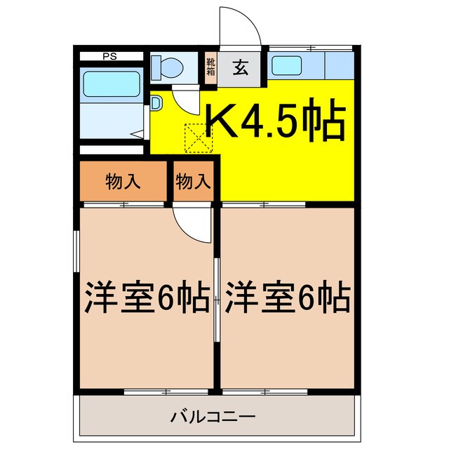 グリーンハイツ幸 間取り