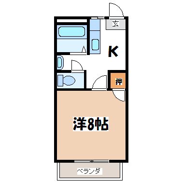 エスポワール城山 間取り