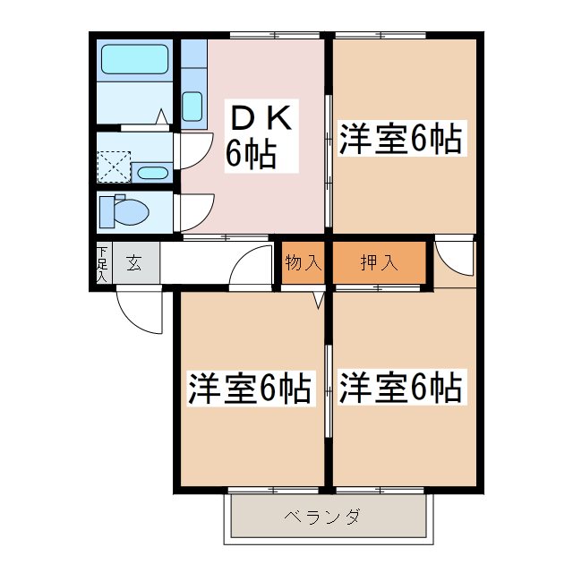 アーバンのぐちＣ 間取り