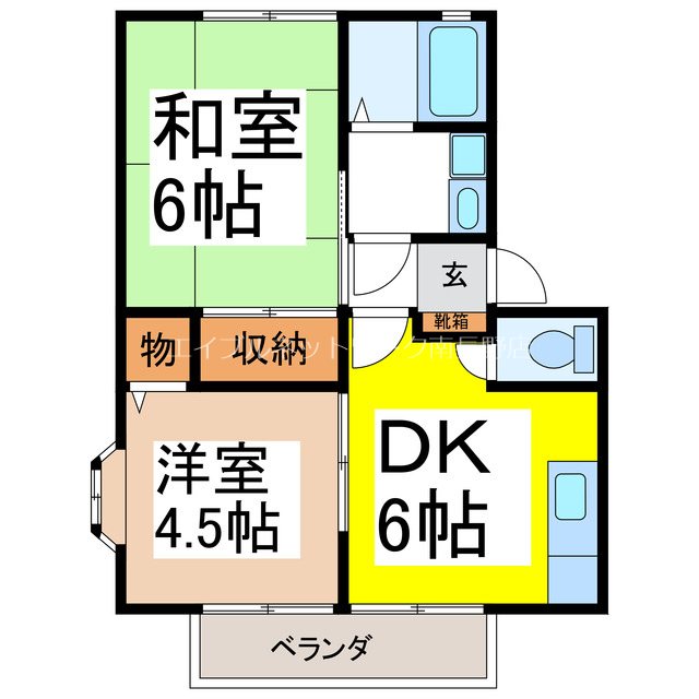 サンビレッジ東永Ａ棟 間取り