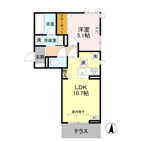 トリシア西軽井沢　月 間取り