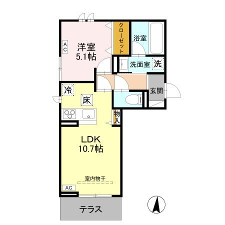 トリシア西軽井沢　月 間取り