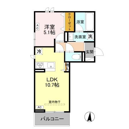 トリシア西軽井沢　月 間取り