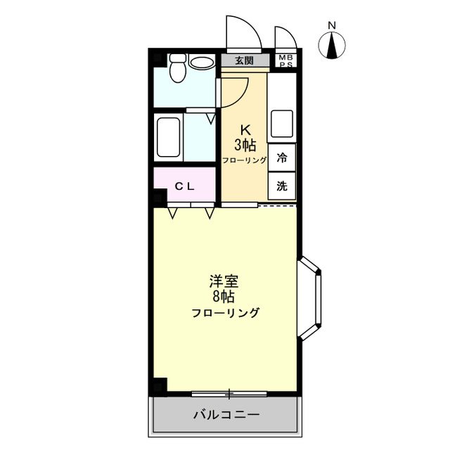 メルベーユ登戸 間取り