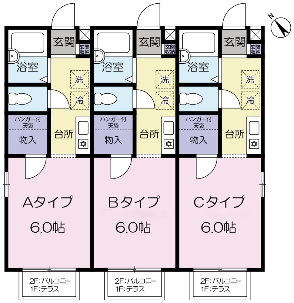 あすなろ4棟　 間取り