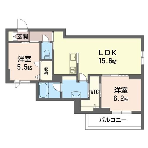 シャトー・ベノワ 間取り