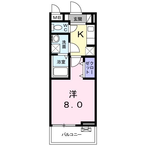 アビタシオンⅠ 間取り