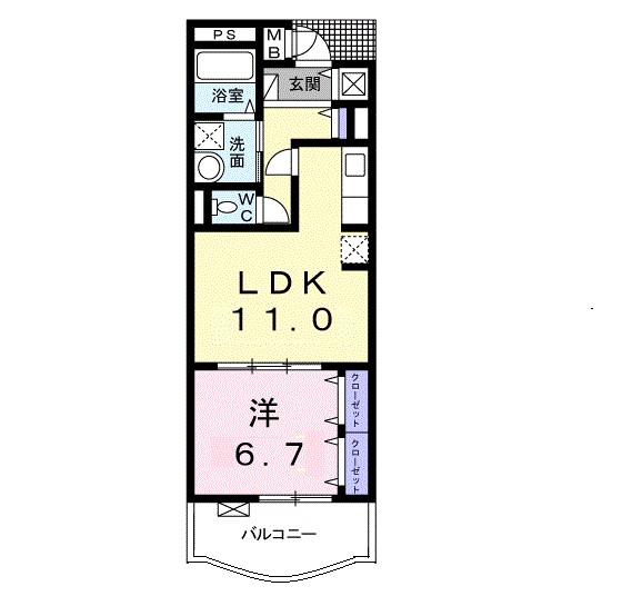 エクセレント　クローバー 間取り