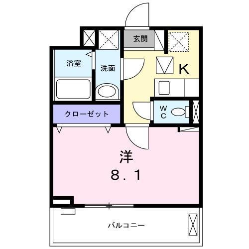 スプレッド与野 間取り