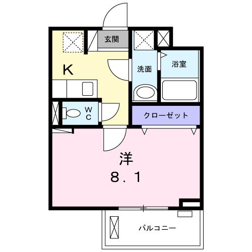 スプレッド与野 間取り