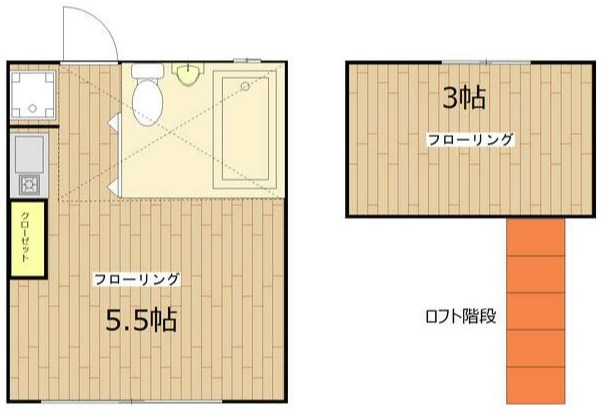 ピュアハウス中島町① 間取り