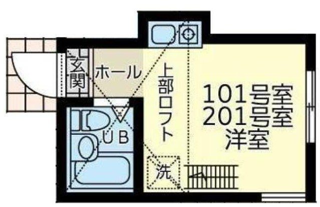 ユナイト小田栄ステルスアンポート 間取り