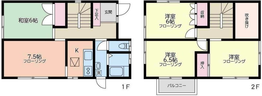 鎌谷町貸戸建 間取り