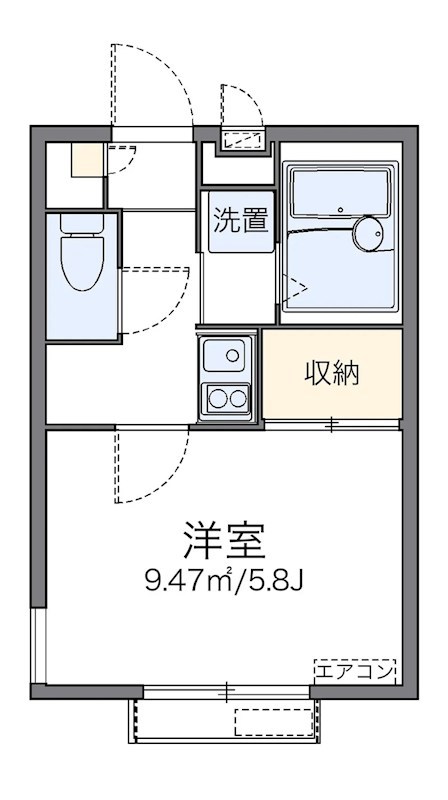 レオパレスコーポＯＨＴＡＫＩ 間取り