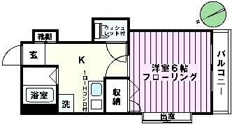 ファルコン堀口 間取り