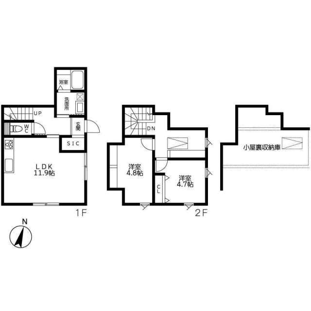 立野戸建 間取り
