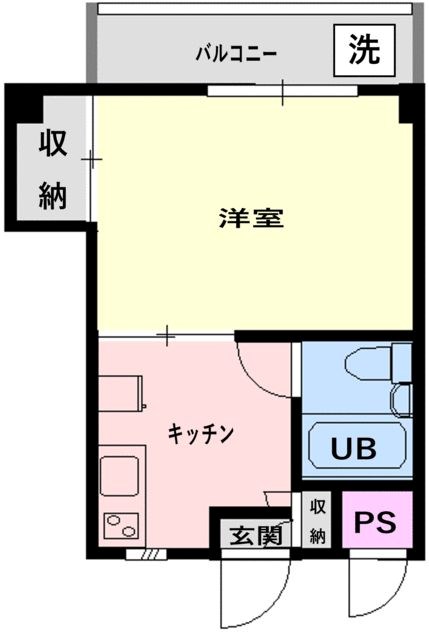 松ケ丘コーポ 間取り