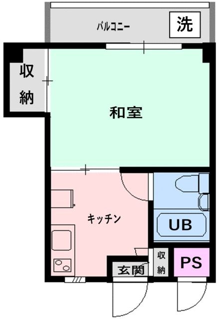 松ケ丘コーポ 間取り