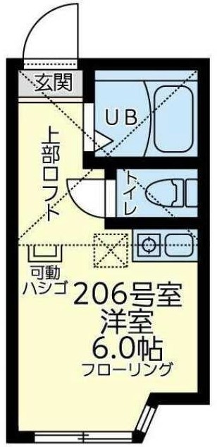 ユナイト生田マドンナストリート 間取り