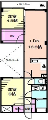 エクレール弘明寺 間取り