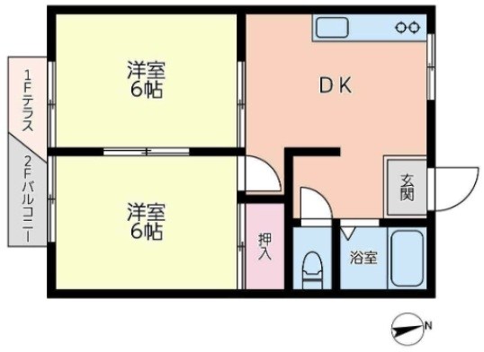 ロイヤルハイツ磯子 間取り