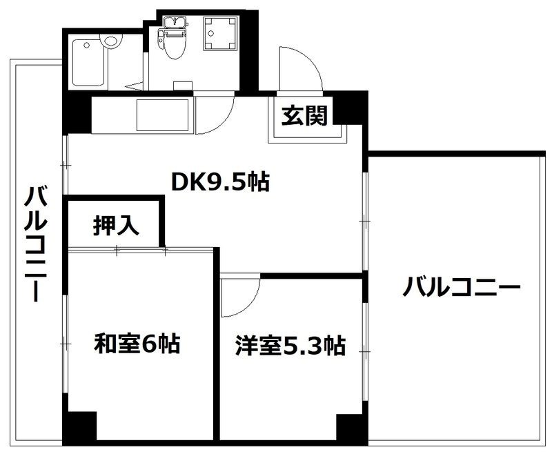 中川ビル  間取り