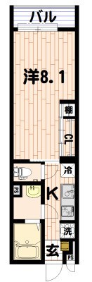 fare KAWASAKI 間取り