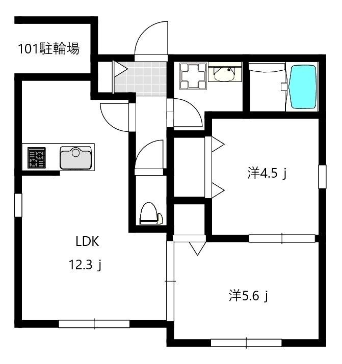 Villa Tasso 桜木町 間取り
