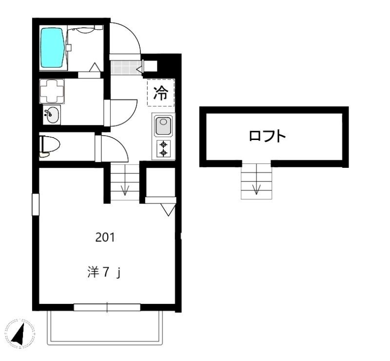 Villa Tasso 桜木町 間取り