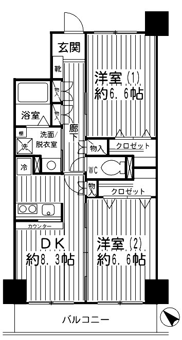 スカイ６１ 間取り