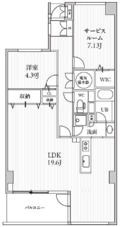 TLRレジデンス磯子駅前 間取り