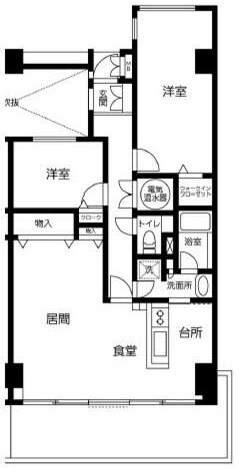 TLRレジデンス磯子駅前 間取り