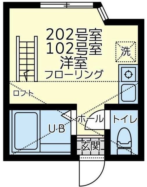 ユナイト根岸ホセカレーラス 間取り