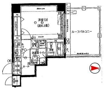 ロワール横浜二俣川 間取り