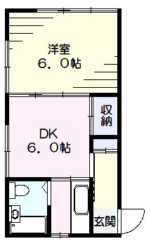 杉田4丁目ハイツ 間取り