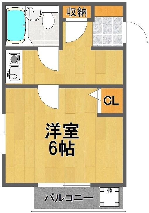 クレッセントK-3 間取り
