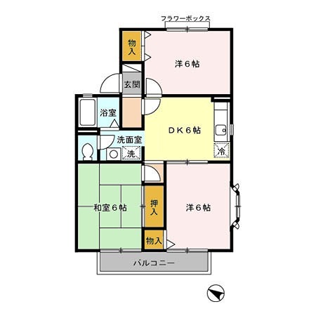 ロイヤルハイム高砂 間取り