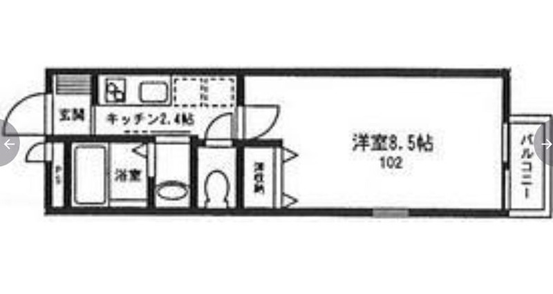 リバーサイド　イズミ  間取り