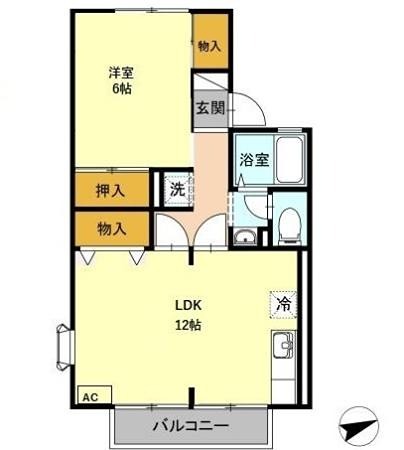 コンフォートヒルズⅠ番館  間取り