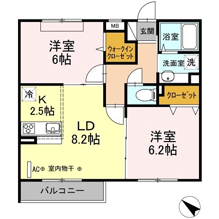 エクレール原宿 間取り