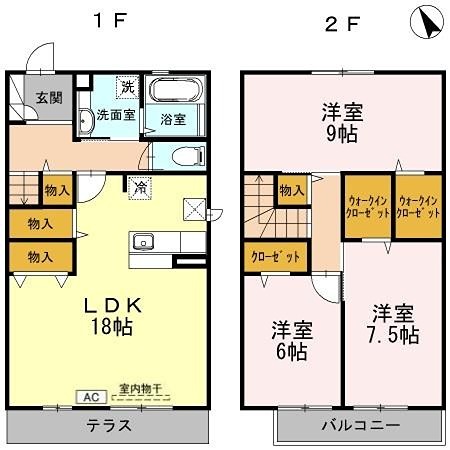 メゾン・デュ・プラターヌ 間取り