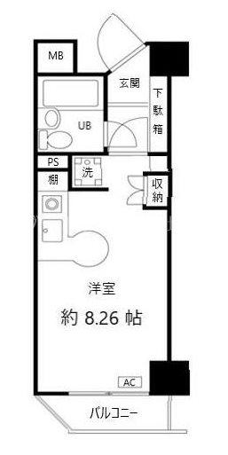 ペルソナージュ横浜 間取り