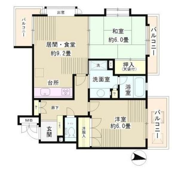 パーク・ノヴァ大船 間取り