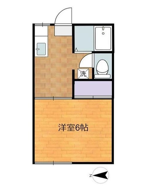 稲荷山ハイツ 間取り
