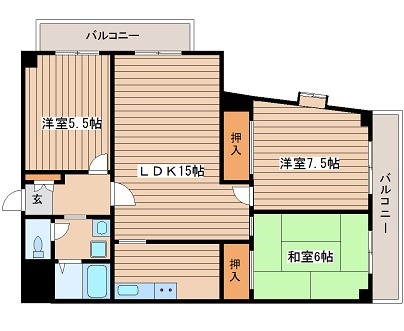 ハイツサン・バーディ 間取り