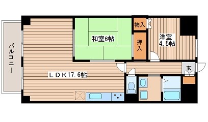 大阪府大阪市西区南堀江１丁目 間取り