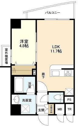 ルクシア阿波座 間取り