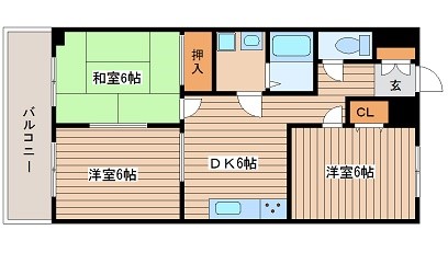 大阪府大阪市西区南堀江３丁目 間取り